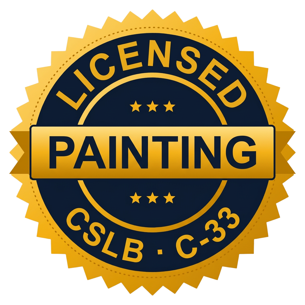 Licensed Painting Contractor badge, CSLB C33